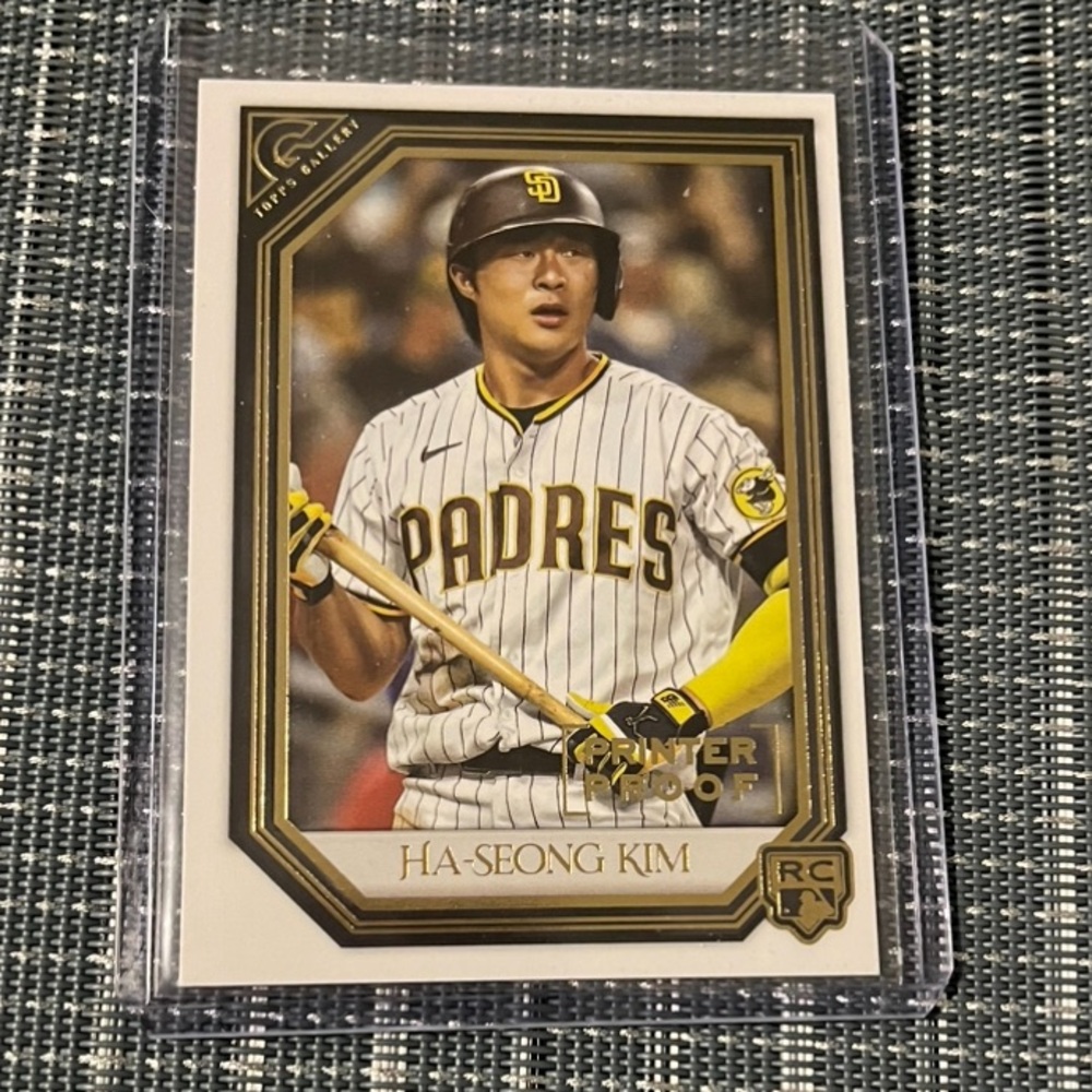 ⚾️ PRINTER PROOF 2021 Topps Gallery Ha-Seong Kim MLB Card